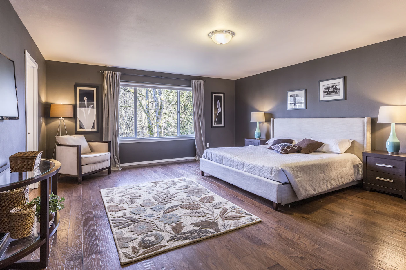 Spotless, freshly made bedroom